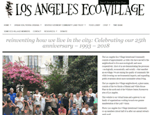 Tablet Screenshot of laecovillage.org